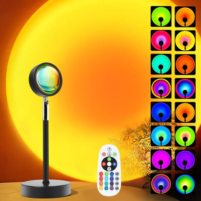 Simple noon-MoonlitDreams RGB Sunset Projection Lamp