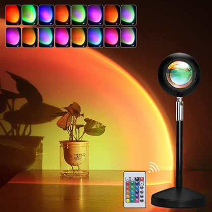Simple noon-MoonlitDreams RGB Sunset Projection Lamp